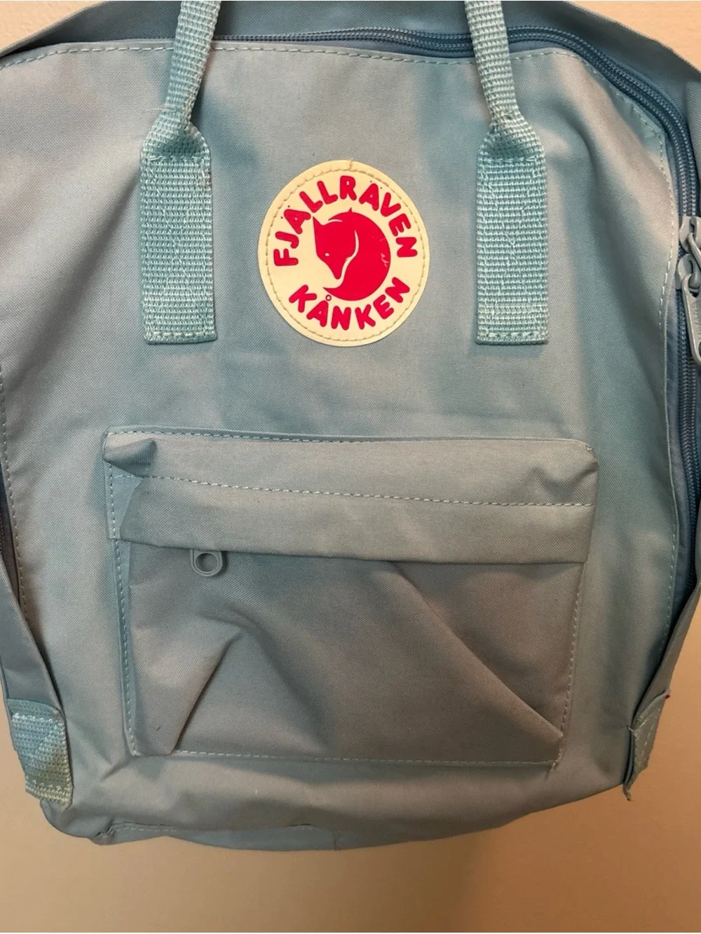 Fjallraven Kanken 16L Backpack Travel Book School Bag 23510- Light Blue EUC